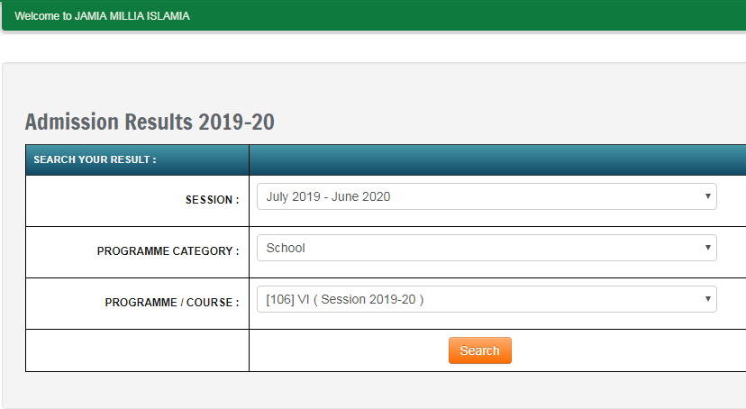 JMI MBA Result 2020